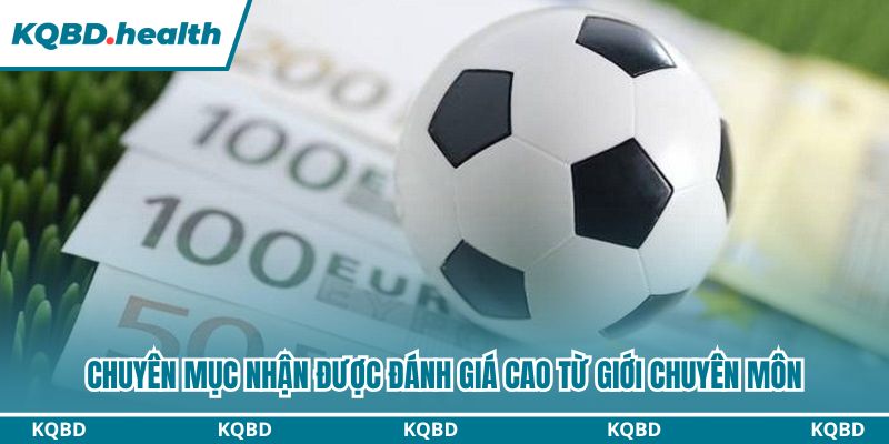 Chuyên mục nhận được đánh giá cao từ giới chuyên môn